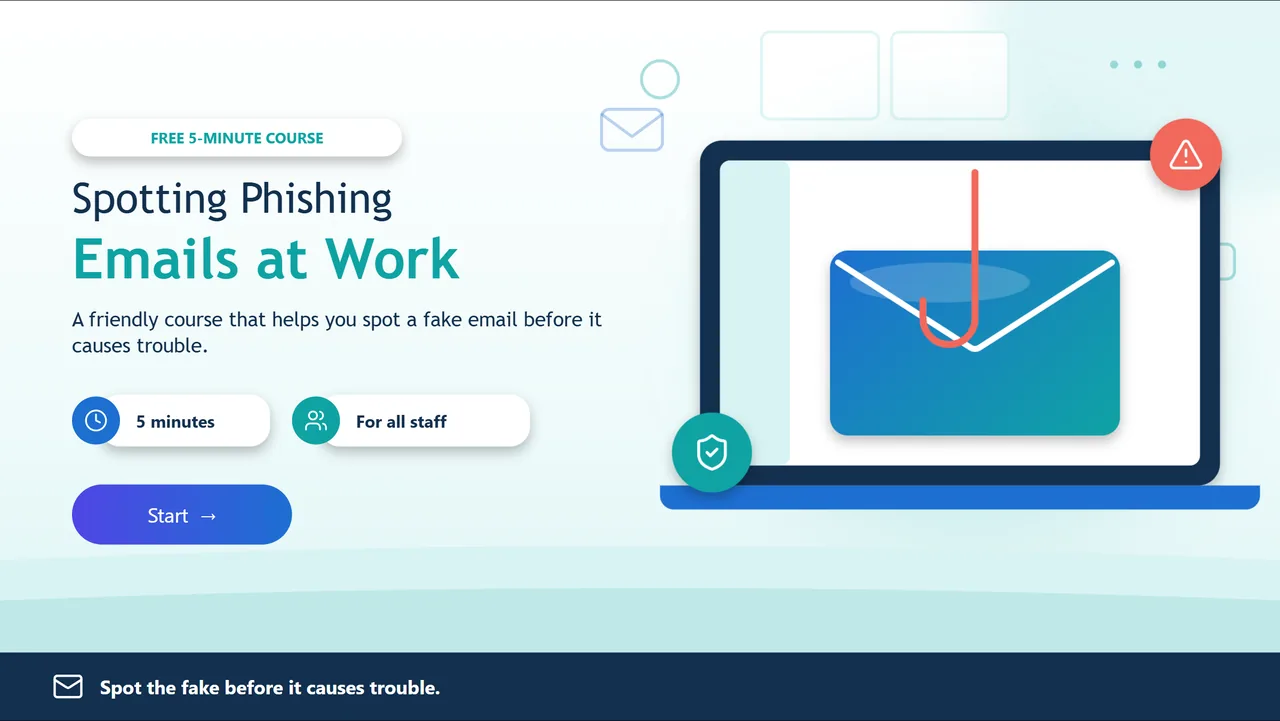 Cover: Spotting Phishing Emails at Work